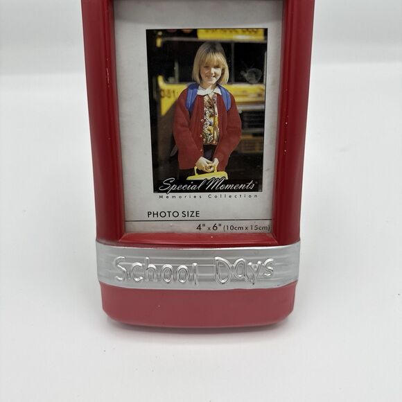 Vintage Pencils School Days Picture Red Frame Back To School - Picture 2 of 6